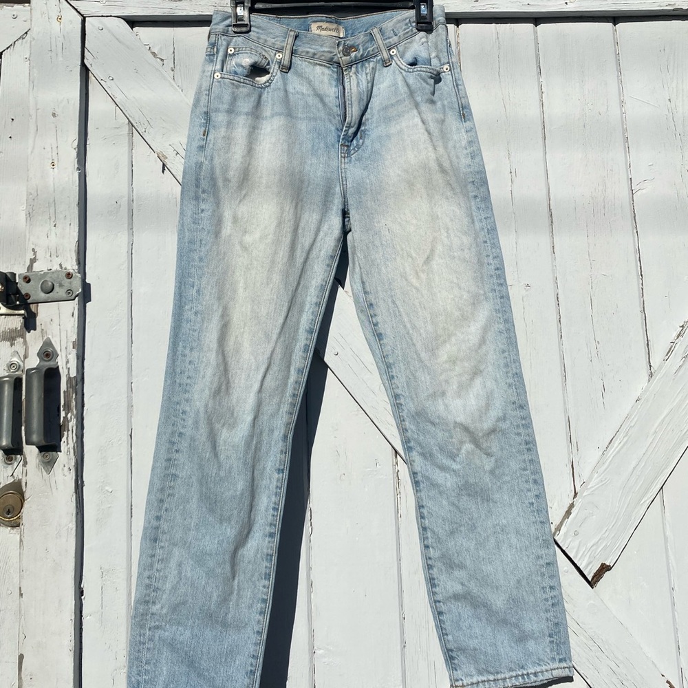 Madewell Light Blue Straight Leg Jeans